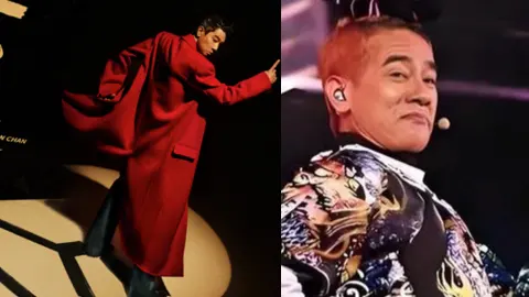 陈小春演唱会落泪